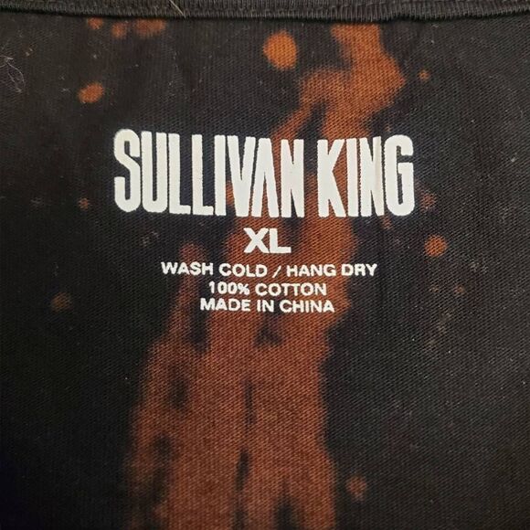 Sullivan King Bleach Tie-Dye Band T-Shirt XL - Heavy Metal Rock Merch Let's Get - Picture 3 of 5
